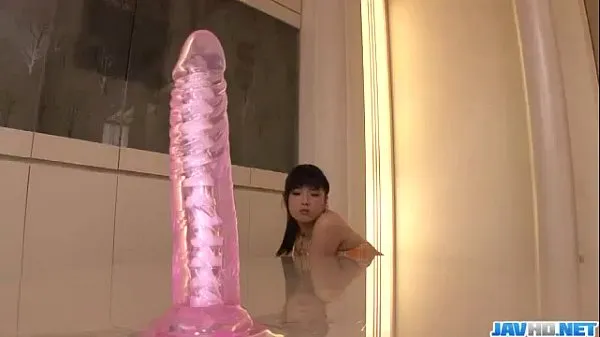 ایچ ڈی Impressive toy porn with hairy Asian milf Satomi Ichihara ٹاپ کلپس