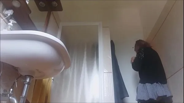 高清难以置信！在我脱衣服以获得一个不错的热水澡时间谍我，而不是在我长时间大量按摩和大按摩之前顶部剪辑