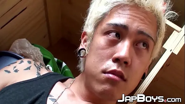 ایچ ڈی Blond Japanese twink toys with hole and strokes his dick ٹاپ کلپس
