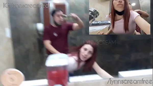 HD Follando en publico en el baño de Mc Donald's - aventuras en publico (cogiendo hasta recibir toda la leche en el culo clips principales