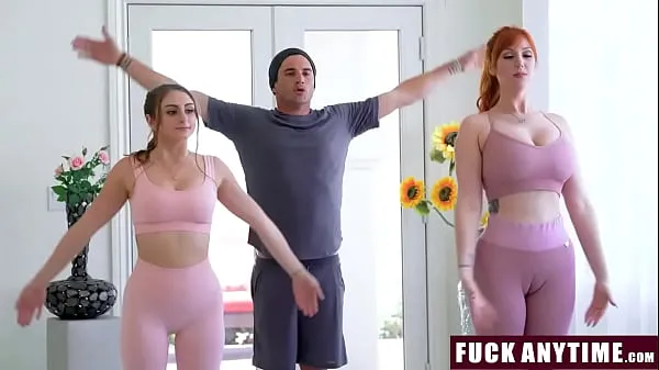 高清FuckAnytime - Yoga Trainer Fucks Redhead Milf and Her as Freeuse - Penelope Kay, Lauren Phillips顶部剪辑