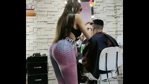 HD ME COJO UNA TRANS EN SU ESTETICA CORTE CON FINAL FELIZ 상단 클립