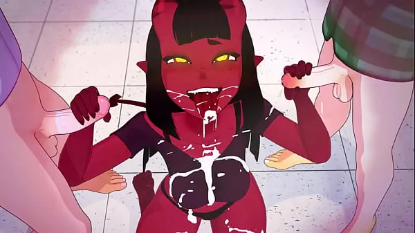 HDThe girl decided to dispel longing in the team of three nerds - 3d animated sex where three dicks fucks one horny bitchトップクリップ