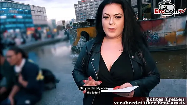 HD German fat BBW girl picked up at street casting de bästa klippen